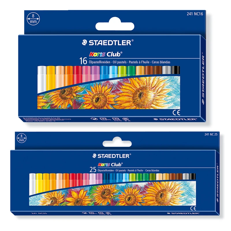 

STAEDTLER 16/25 color children's painting oil pastel brush graffiti color crayons