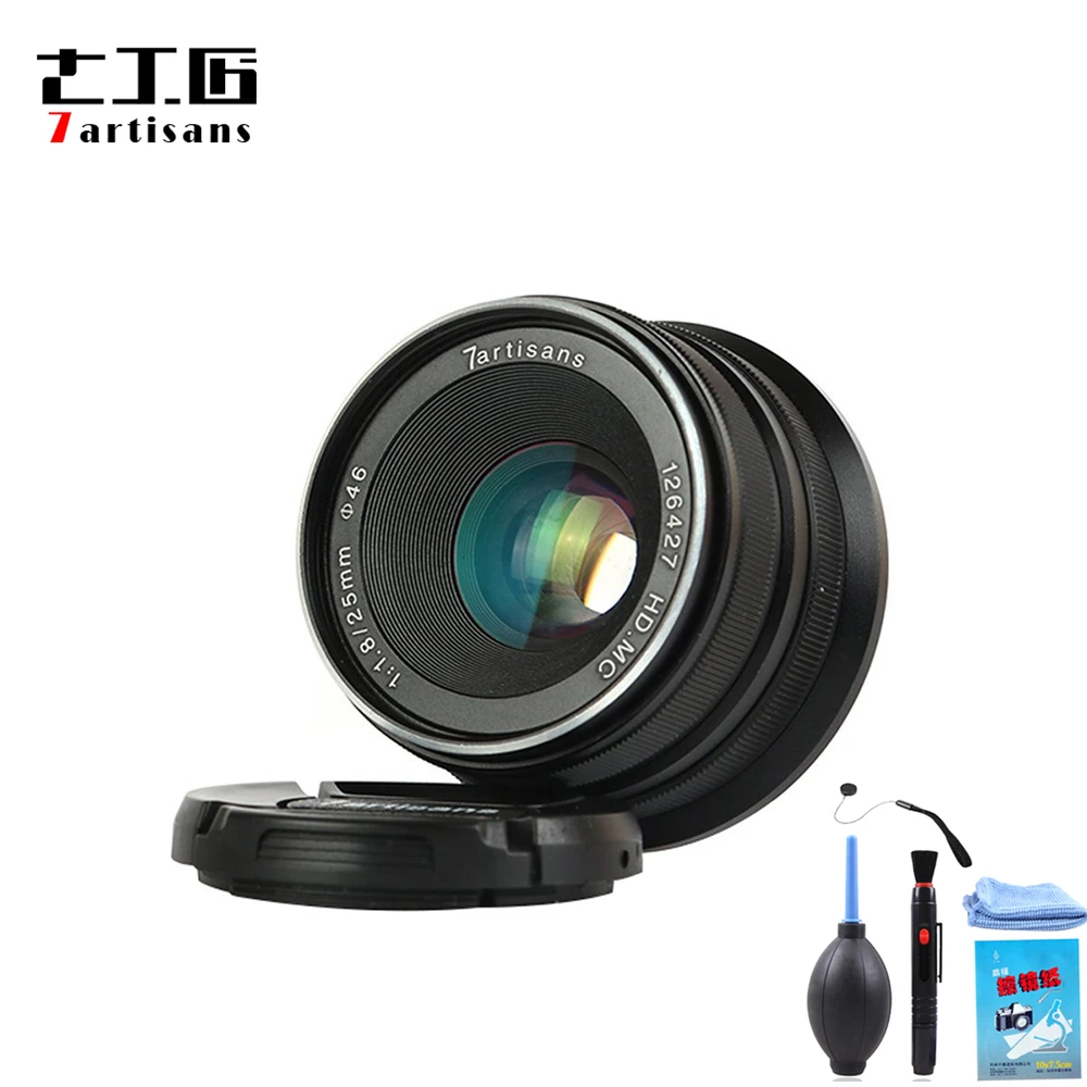 

7 artisans 25mm f1.8 Prime Lens to All Single Series E Mount for Canon EOS-M Mout / for Micro 4/3 Cameras A7II A7 A7R A7RII-A1