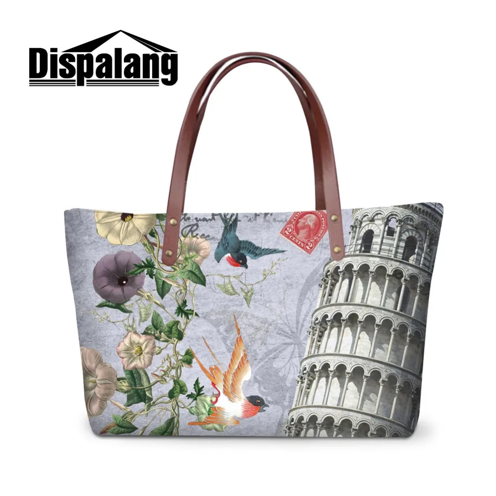 

Personalized Shoulder Handbags for Teen Girls Large Casual Hand Bags for Women Ladies Landscape Floral Big Tote Bag for school