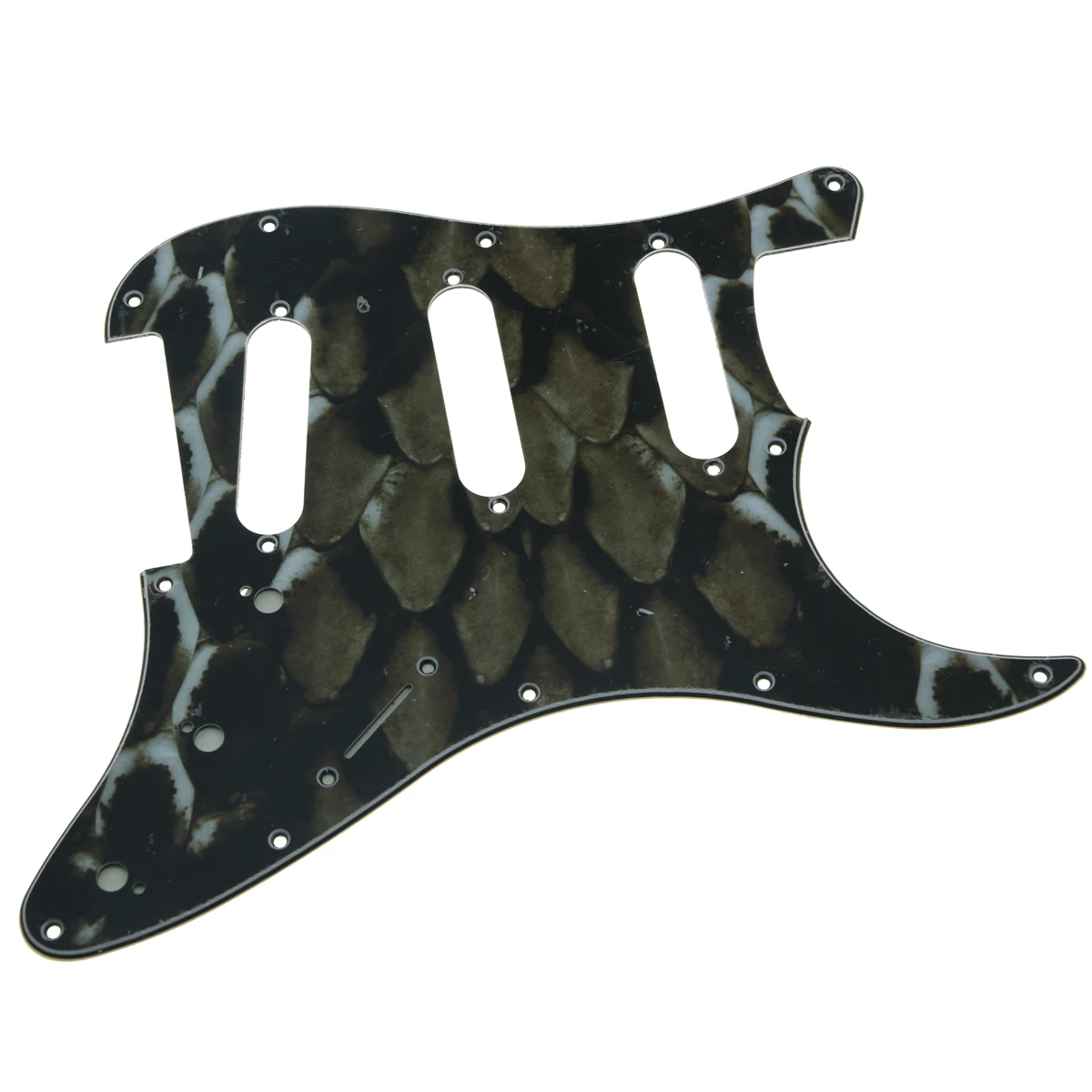 Dopro 11 Hole ST SSS Plastic Guitar Pickguard for Strat Scrach Plate Fits for Fender USA/Mexican 3 Colors for Stratocaster