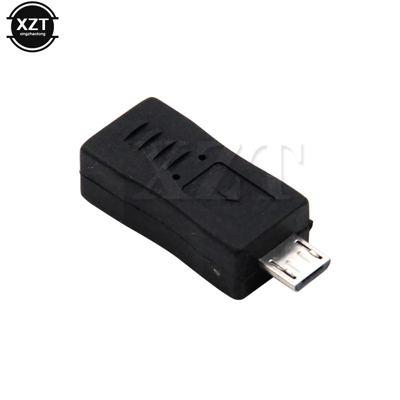 새로운 범용 마이크로 USB 남성-미니 USB 여성 B 유형 충전기 어댑터, 커넥터 변환기, 1 개