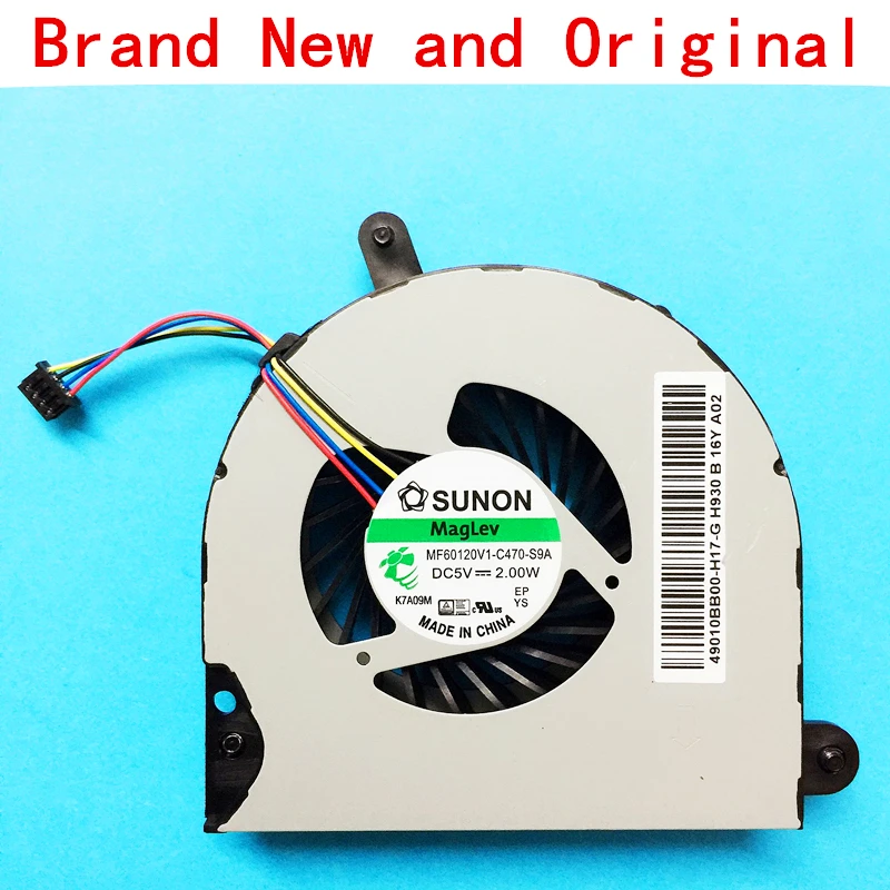 New laptop CPU cooling fan Cooler radiator Notebook for HP Probook Elitebook 8570P 6570B 49010B900-600-G 4-wire