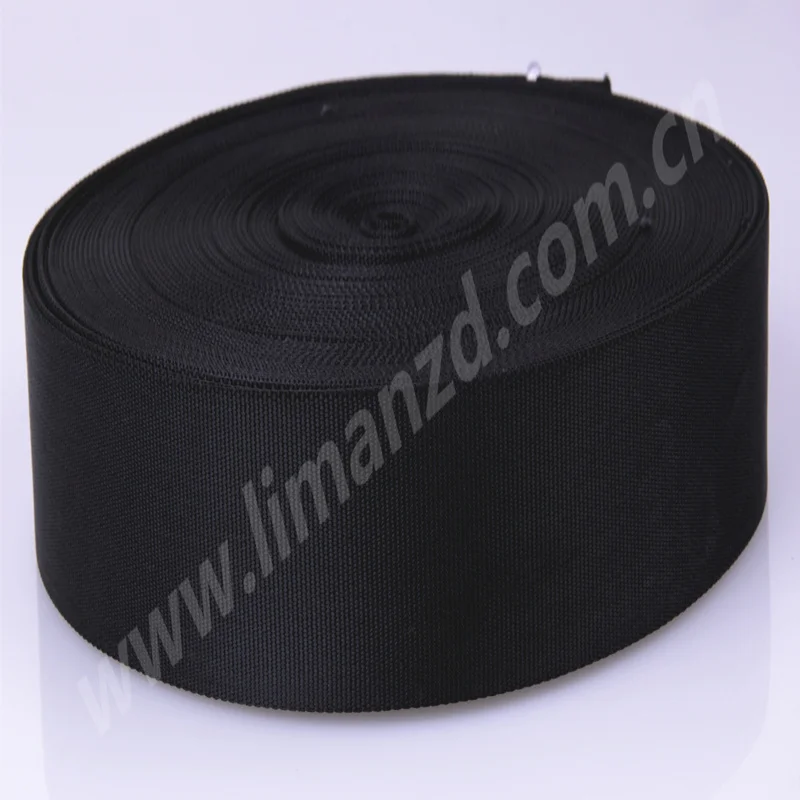 

2 Inch/50MM Black 100% Nylon Webbing For Bag Strap Hot Sale