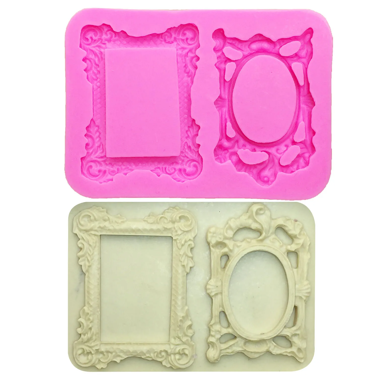 M0423 Sugarcraft Frame silicone mold fondant mold cake decorating tools chocolate gumpaste mold