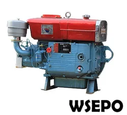 Factory Direct Supply! WSE-ZS1100 15HP Single Cylinder Water Cooled 4-stroke Diesel Engine Electric Start Optional