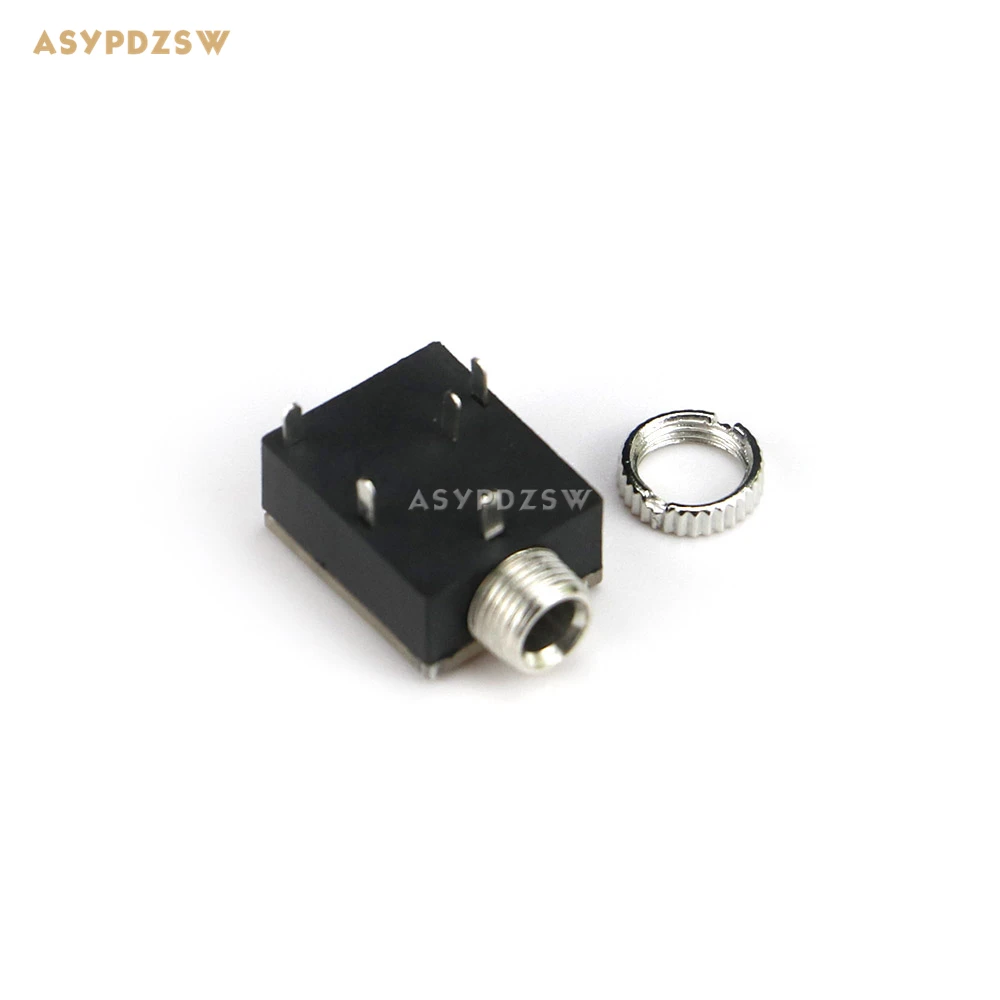 100 قطعة مقبس سماعة الرأس 3.5 مقبس الصوت PJ-324M دبوس مستقيم مع المسمار 5 دبوس أنثى PJ-324