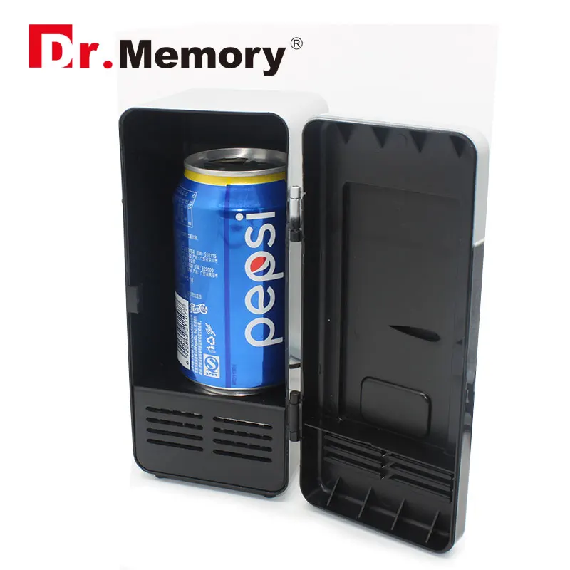 Mini USB ตู้เย็นตู้เย็นเครื่องดื่มเครื่องดื่มกระป๋อง Cooler/Warmer ตู้เย็นสำหรับแล็ปท็อป/PC Usb Gadget