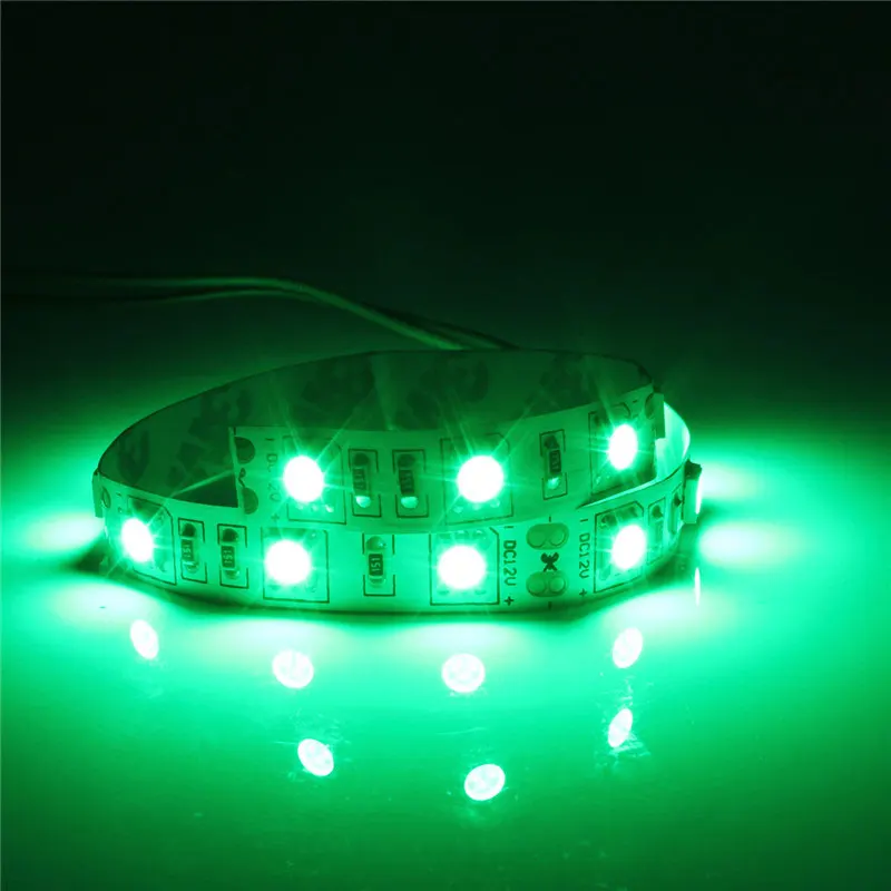 High Quality 25CM SMD 5050 Non-Waterproof LED Flexible Strip Light PC Computer Case Adhesive Lamp 12V for exterior usage