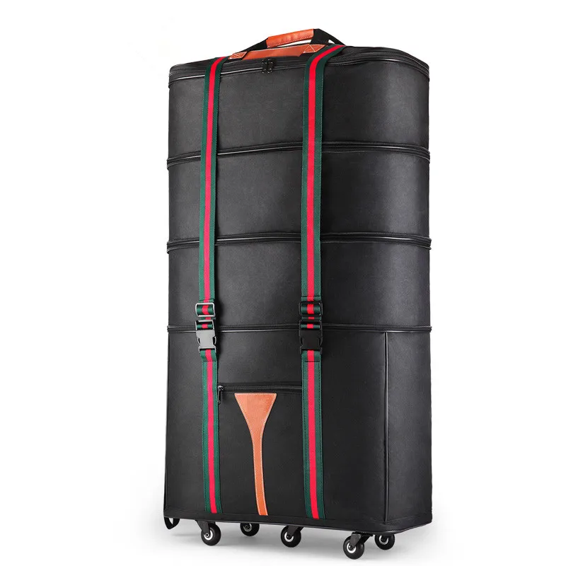 Women 150L Travel Bags Men Trolley Air Carrier Studying Abroad Luggage Large capacity Suitcase Plane waterproof 6 wheels Bag