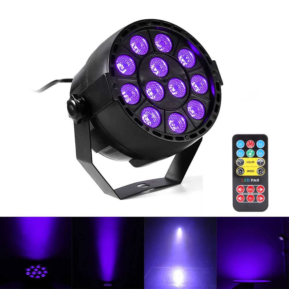 

1pcs 90-240V UV Led Stage Light Disco Light Ball with DMX 512 24W Stage Lighting Effect Lights Stage Lamp for Dj Bar Party KTV