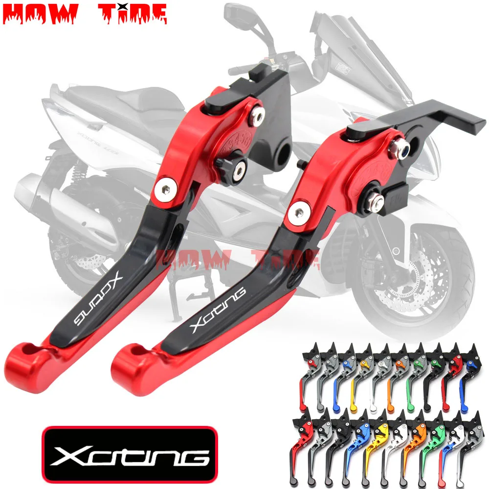 For KYMCO XCITING 250 300 350 400 400S 500 One Pair CNC Scooter Parts brake clutch levers motocycle accessories