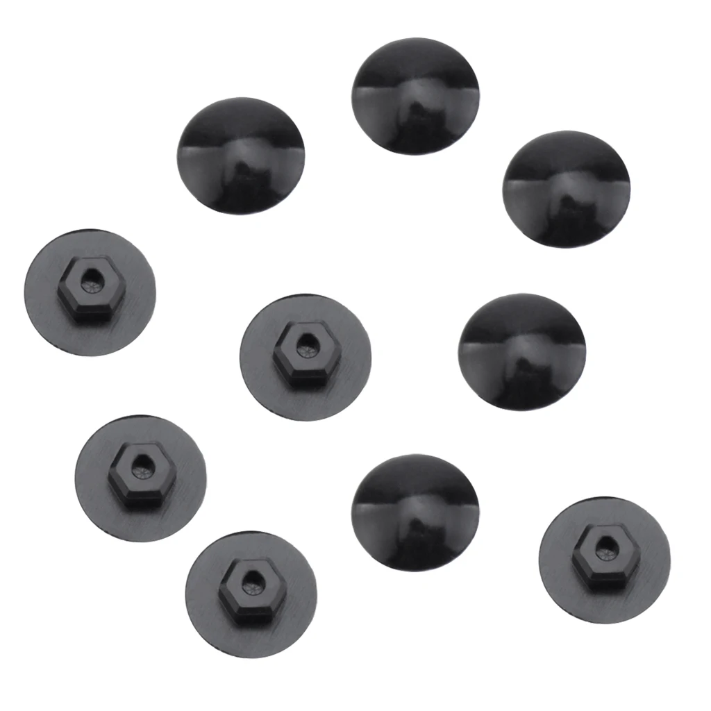 10pcs Rubber Waterproof Dustproof Bike Bicycle Headset Cover Screw Caps