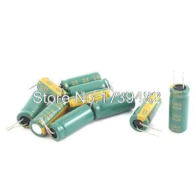 100V 68uF Capacitance Radial Electrolytic Capacitors 105C 10Pcs