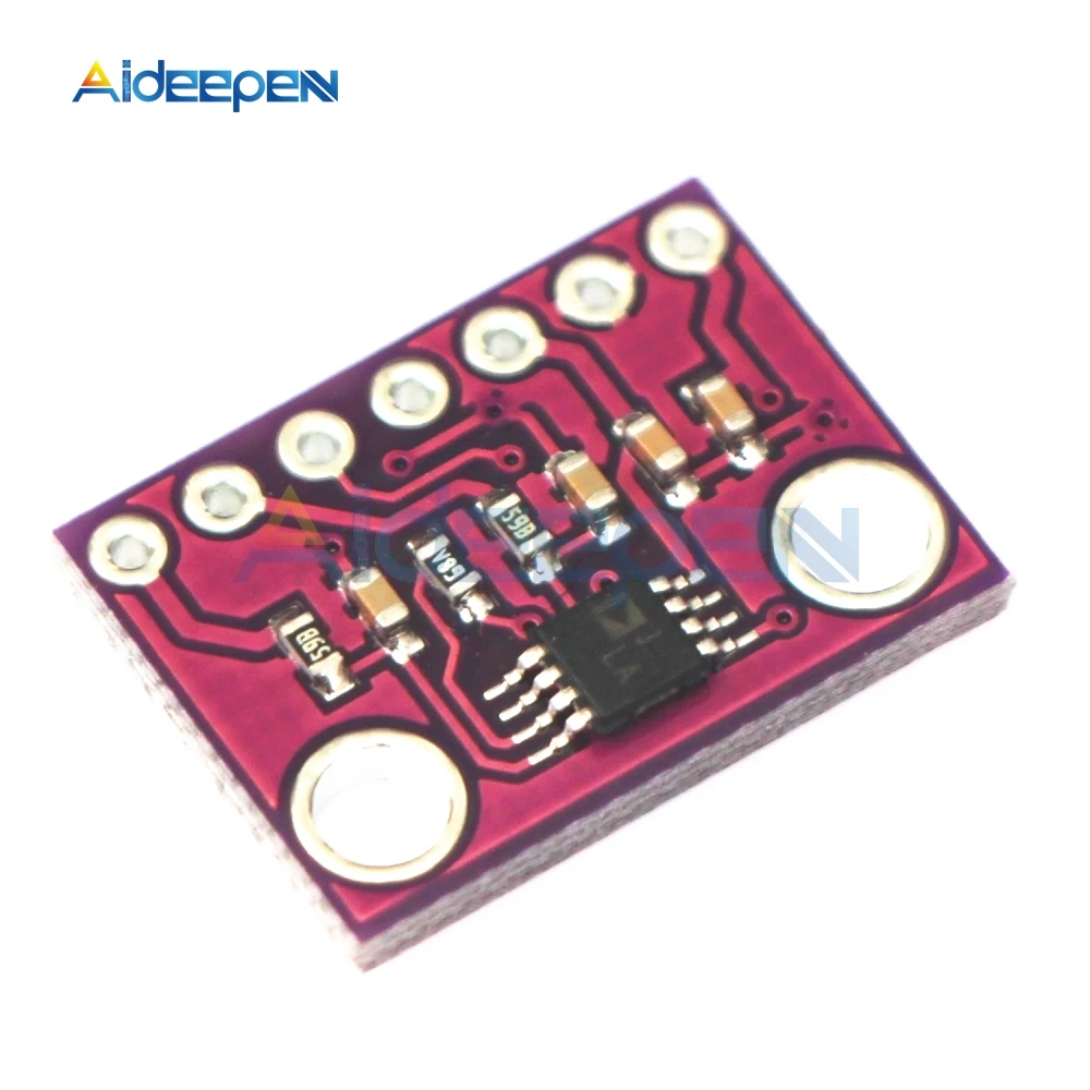 Imagem -04 - Módulo Amplificador de Instrumentos de Alta Precisão Ad8221ar Cmrr dc Ganho Ajustável Amplificadores de Instrumento Programável