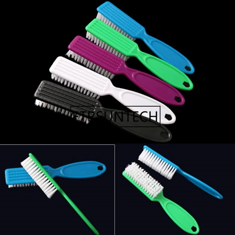 Nail Dust Scrub Nail Plastic Brush For File Manicure Pedicure Tool Dust Cleaning F1654