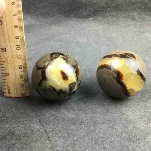 Natural dragon septarian sphere quartz crystal ball healing    5pcs