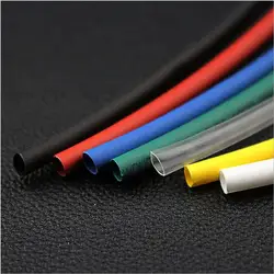 30M/1PCS 2:1 125° 600V multicolor Polyolefin Heat shrinkable heat shrink tubing 1 1.5 2 2.5 3 3.5 4 4.5 5 5.5 6 7 8 9 10mm