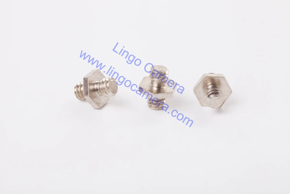 LL1486 серебристый винт для штатива-монопода из нержавеющей стали 1/4 до 1/4 дюйма