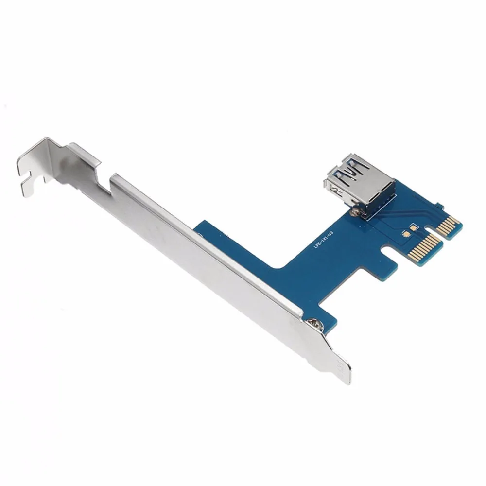 PCI-E to PCI-E Converter Card 1 to 4 1 X Express Card with 4 Ports PCI-E Slots