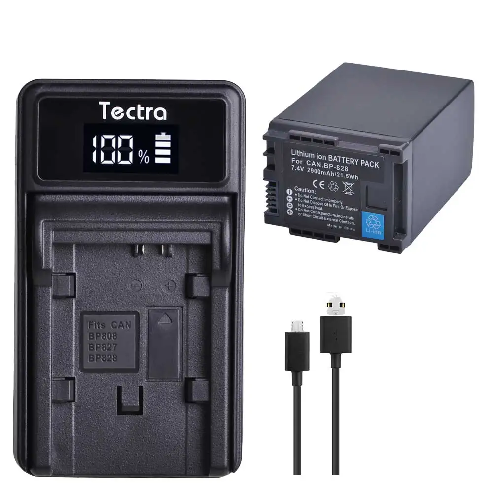 

2900mAh 1PCS BP828 BP-828 Battery+LED Charger for Canon VIXIA GX10, XF400, XF405 HFG20, HFG30, HFG40, HFM41 HFM400 HFS21 HFS30