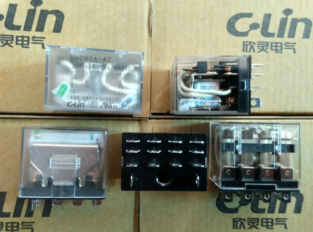 

Brand new original authentic C-Lin HHC68A-4Z JQX-13F/4Z LY4 HH64P YJ4N Relay DC24V