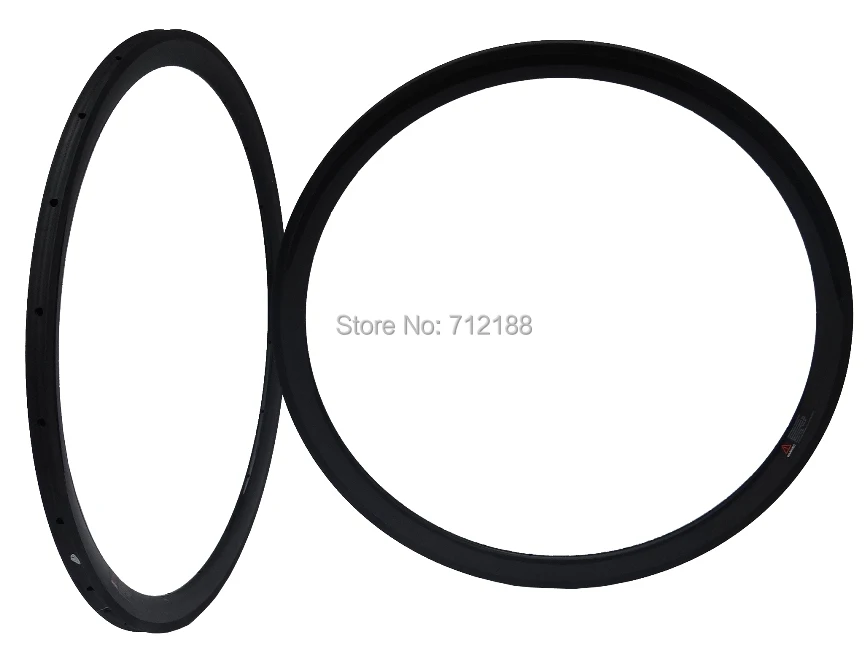 RIM-T03  :  3k Carbon Road Bike Tubular Wheel Rim 38mm Bicycle Wheel Rim 700C ( Basalt Brake Side )