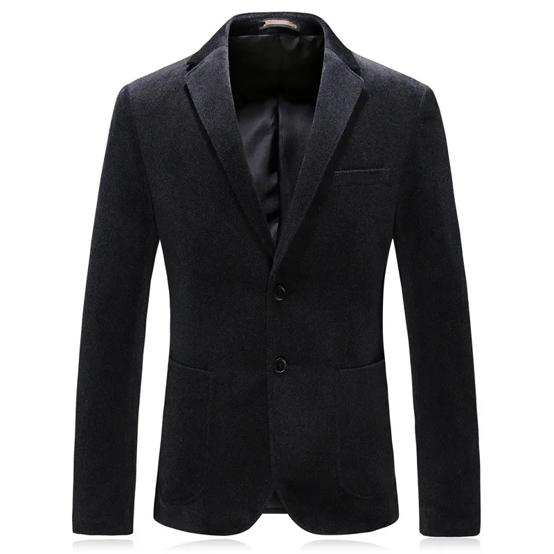 

2019 New Style Men's Single Breasted Casual Business Blazer Thicken Corduroy Coats Men's Fashion Blazers Men Jacket S-6XL