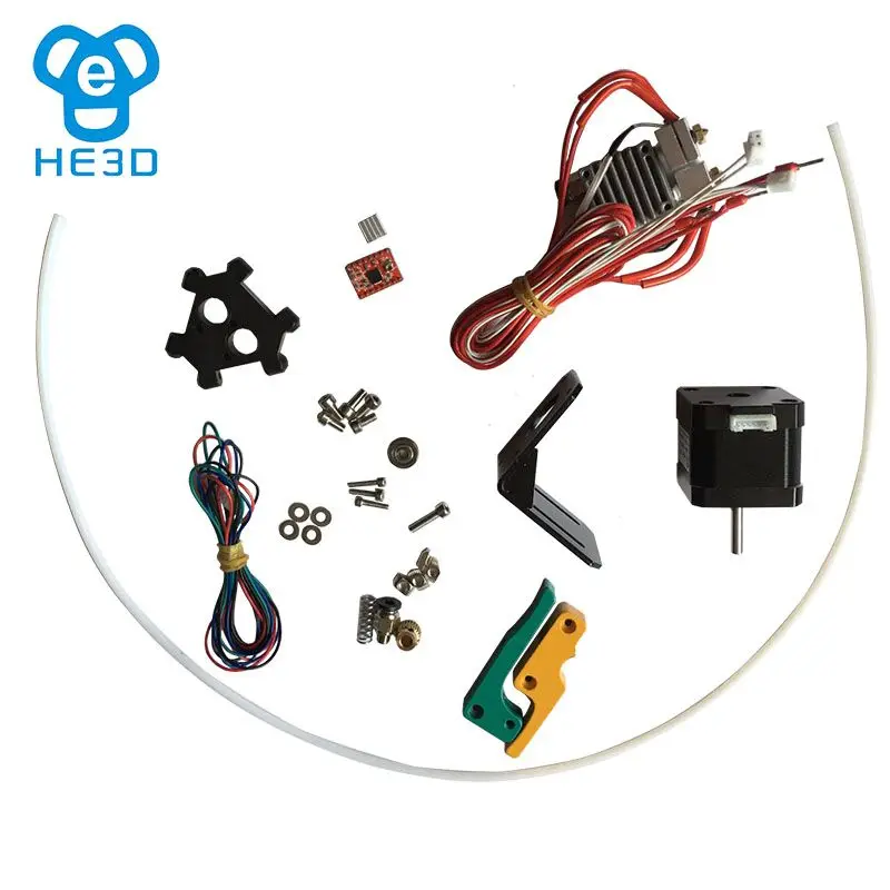 

k200/k280 delta 3d printer dual extruder upgrade set kits