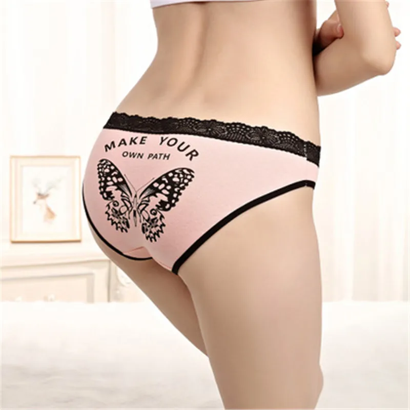 New Cotton Panties For Young Girls Cartoon Print Girl G String Thongs Kids Underwear Girl Briefs T-back Infantil Child Pants