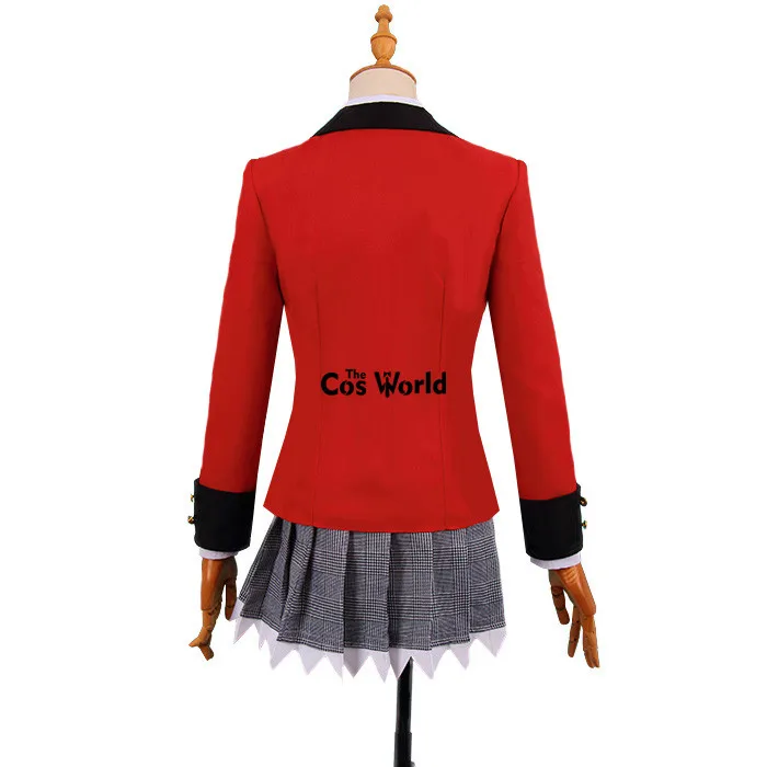 Comics Kakegurui Compulsive Gambler Yumemite Yumemi School Uniform Dress Coat Shirt Skirt Outfit Anime Cosplay Costumes image 4