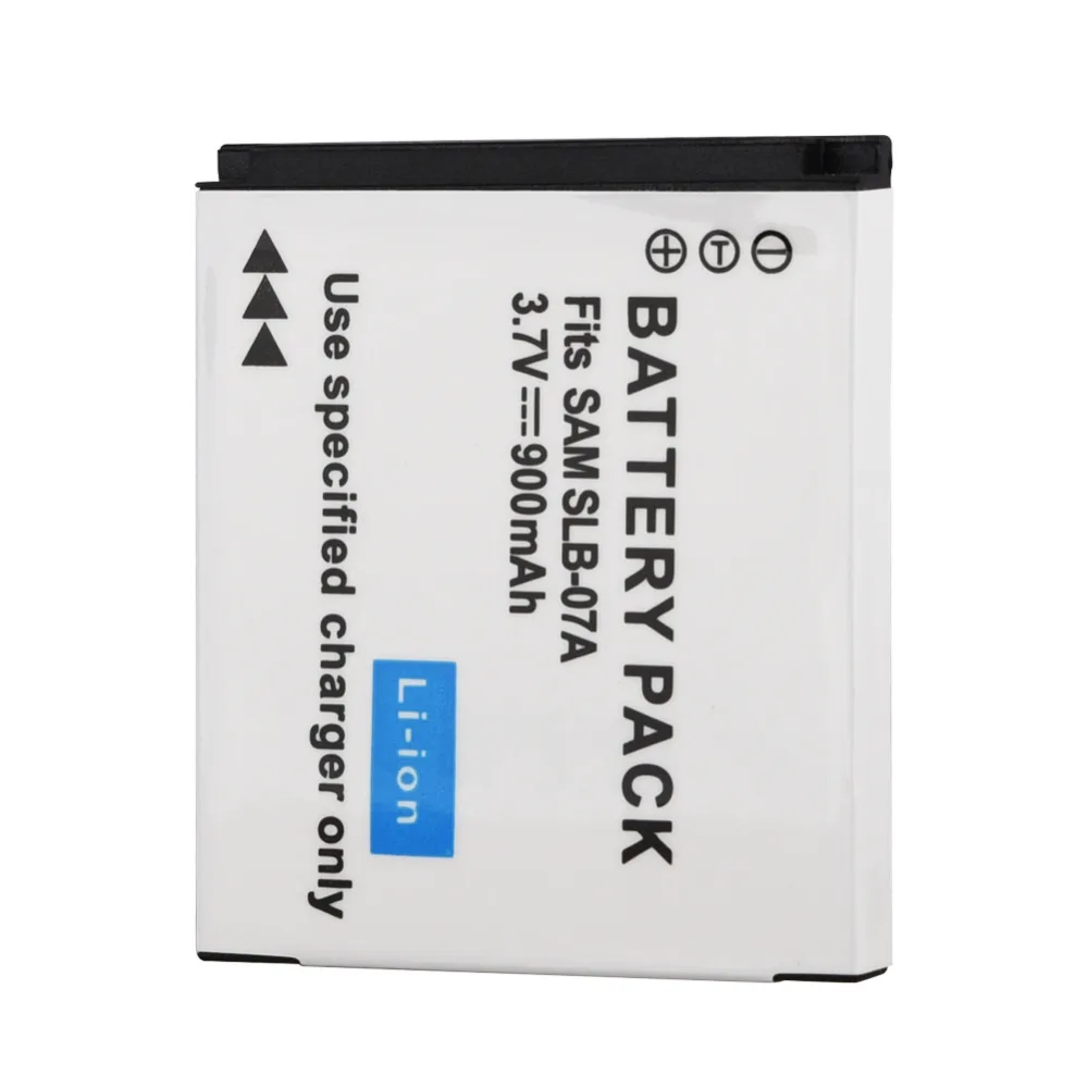 1pc 900mAh SLB-07A SLB07A Rechargeable Li-ion Battery For Samsung ST45 ST50 ST500 ST550 ST600 PL150 SLB 07A Battery Bateria