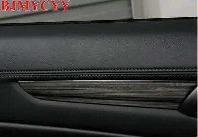 

BJMYCYY 4PCS/SET Stainless steel decorative strip for inner door panel for Mazda CX-5 CX5 2017 2018