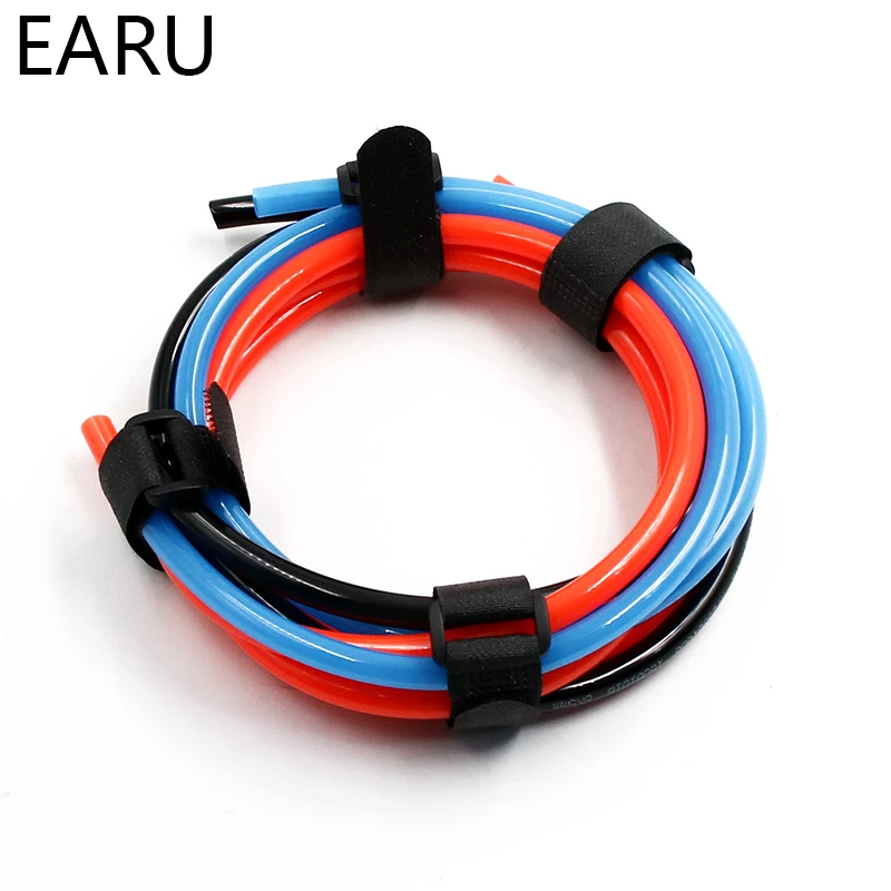10pcs 8inch Self Adhesive Reusable Cable Tie Nylon Fastener Hook and Loop Strap Cord Ties PC TV Organizer 20cm Length 2cm Width