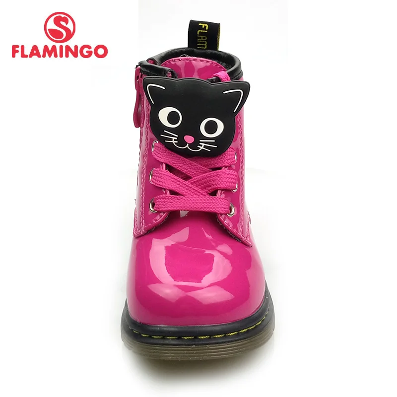 FLAMINGO Autumn Non-slip Keep Warm Children\'s shoes Fashion Toddler Boots Size 22-28 Kids shoes Free shipping 82B-BNP-0956/0958