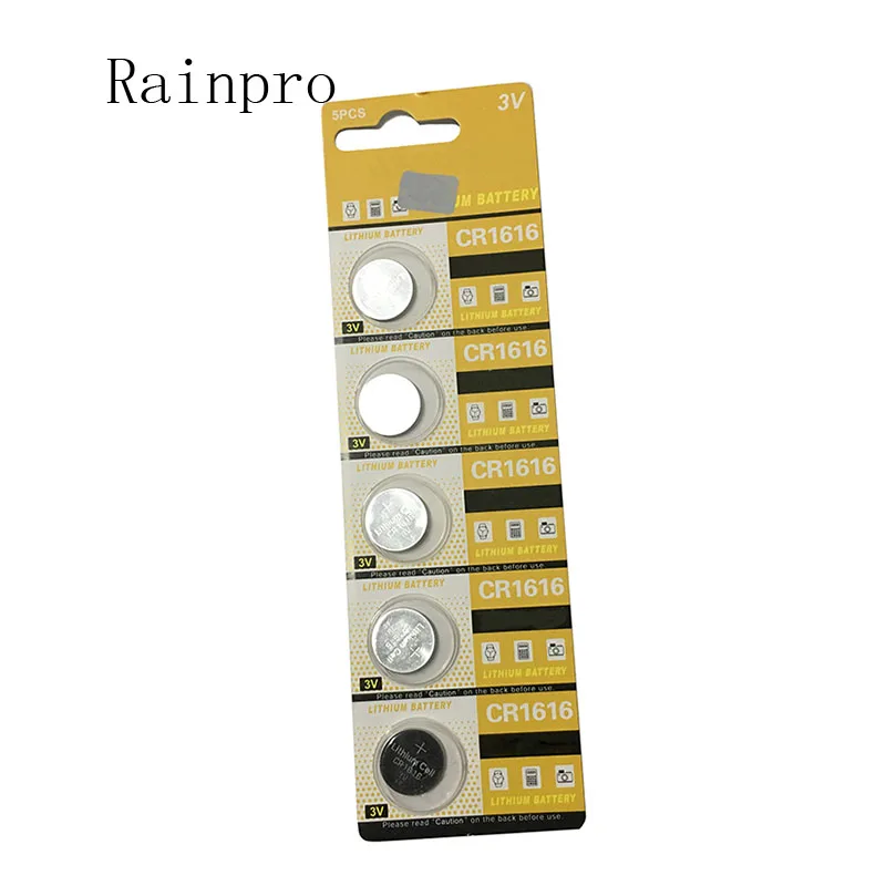 10PCS/LOT CR1616 1616 button battery 3V lithium battery Car key remote control battery