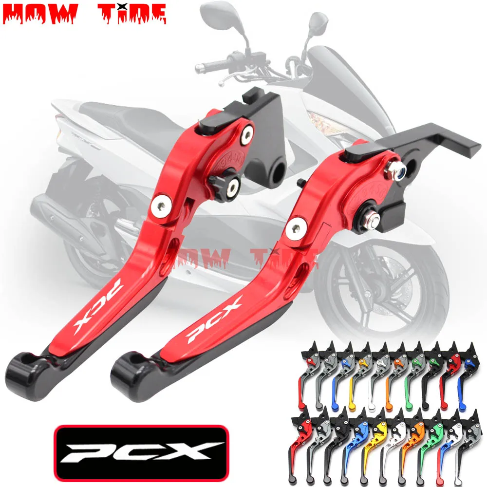 For HONDA PCX 125 PCX125 PCX150 PCX 150 Motorcycle Accessories Folding Extendable Brake Clutch Levers