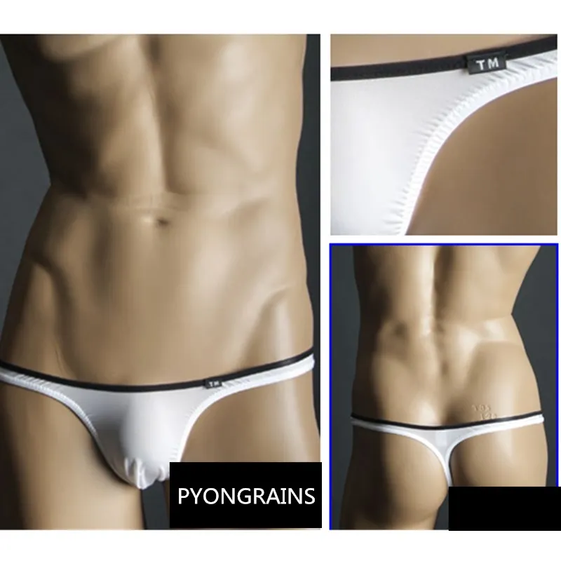 2016 Mens Jockstrap Jock Straps Thongs G Strings Popular Brand Sexy Mens Underwear Gay style Luxurious High Elastic Fashion