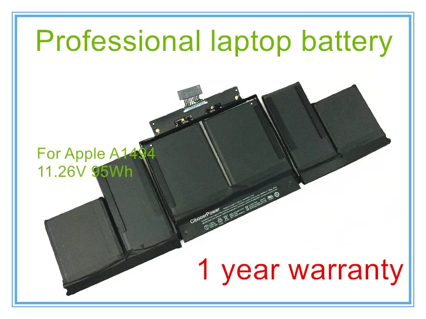 New Original A1494 Battery For Pro 15 inch Retina A1398 2013 Model