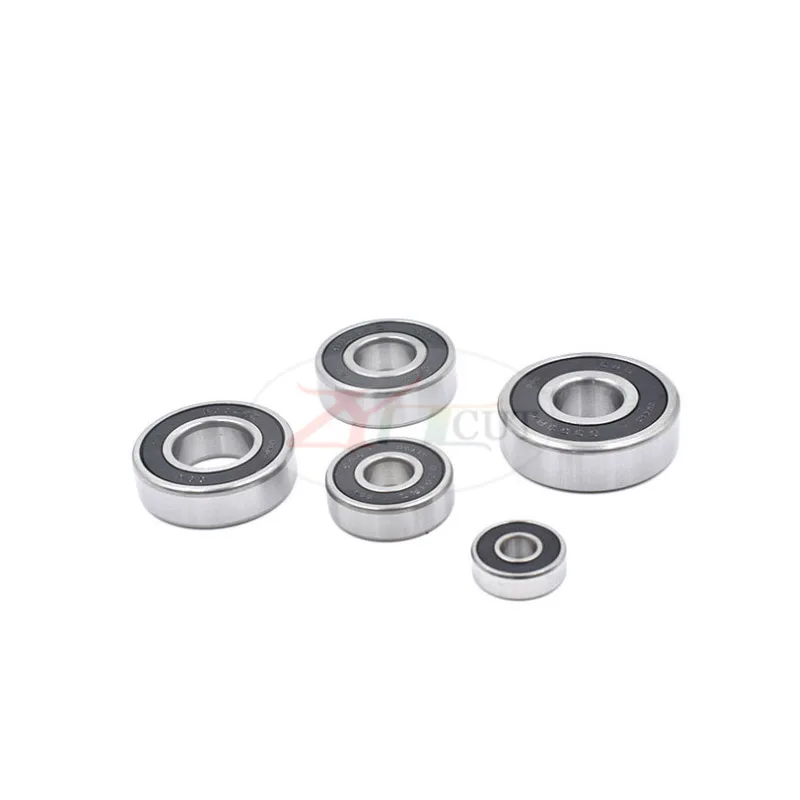 10PCS/SET 606 607 608 609RS Double sided film sealed ball bearing, High Speed Micro Stainless Steel Special bearing for scooter