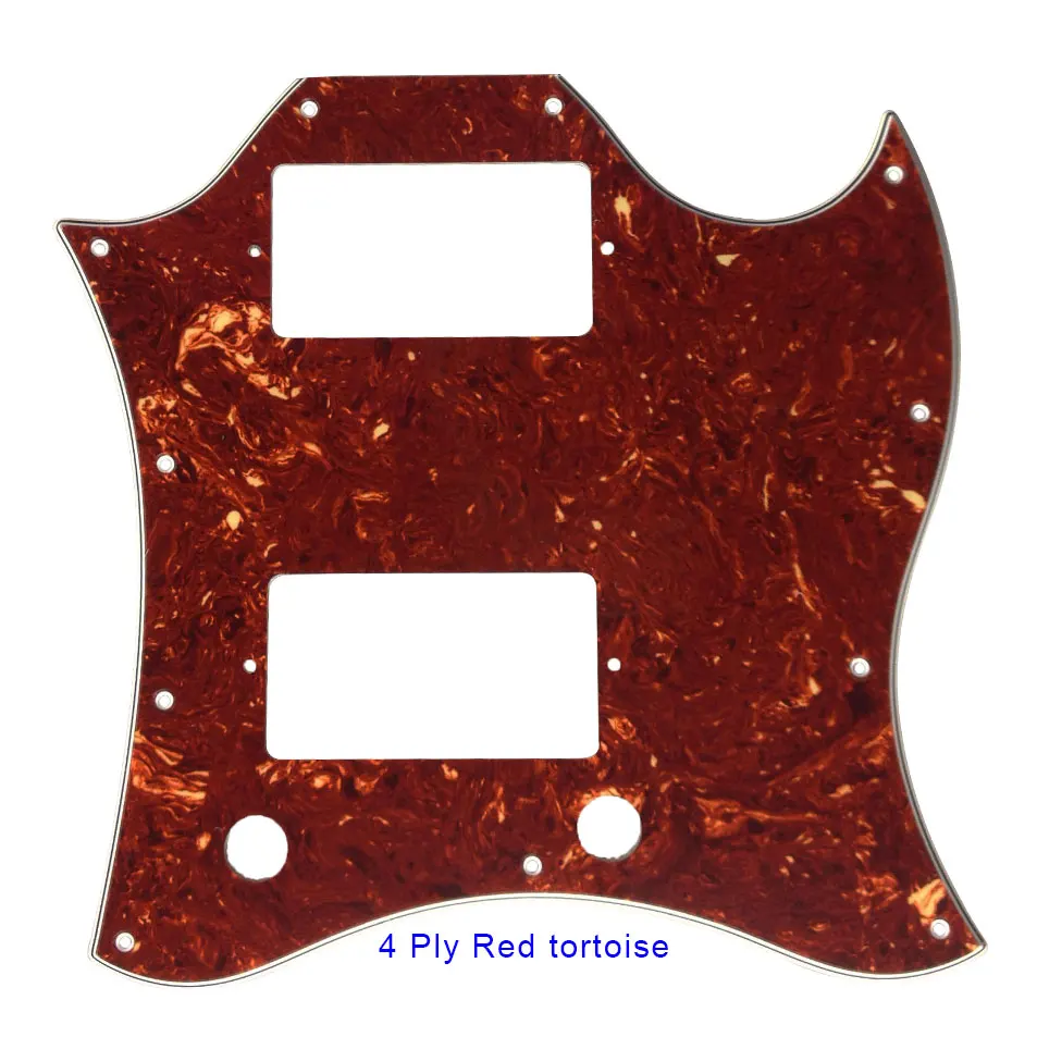 Fei Man - Pickguard For Guitar, Standard SG, Full Face Scratch Plate, Route PAF, Humbuckers, Best Protection For Guitarra