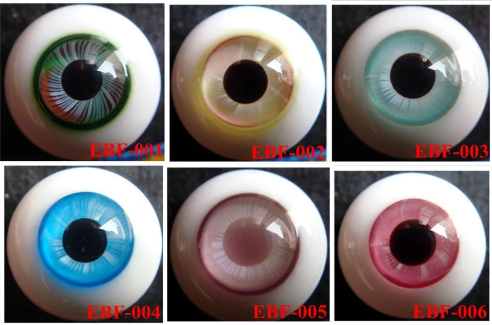 

EBF Hand made BJD Doll Glass eye YOSD MSD SD doll eyes fit for all doll ,Factory sale directly Free shipping