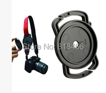 58mm lens cap+Camera Lens Cap keeper Universal Anti-losing Buckle Holder Keeper for canon 18-55 lens 500d  600d