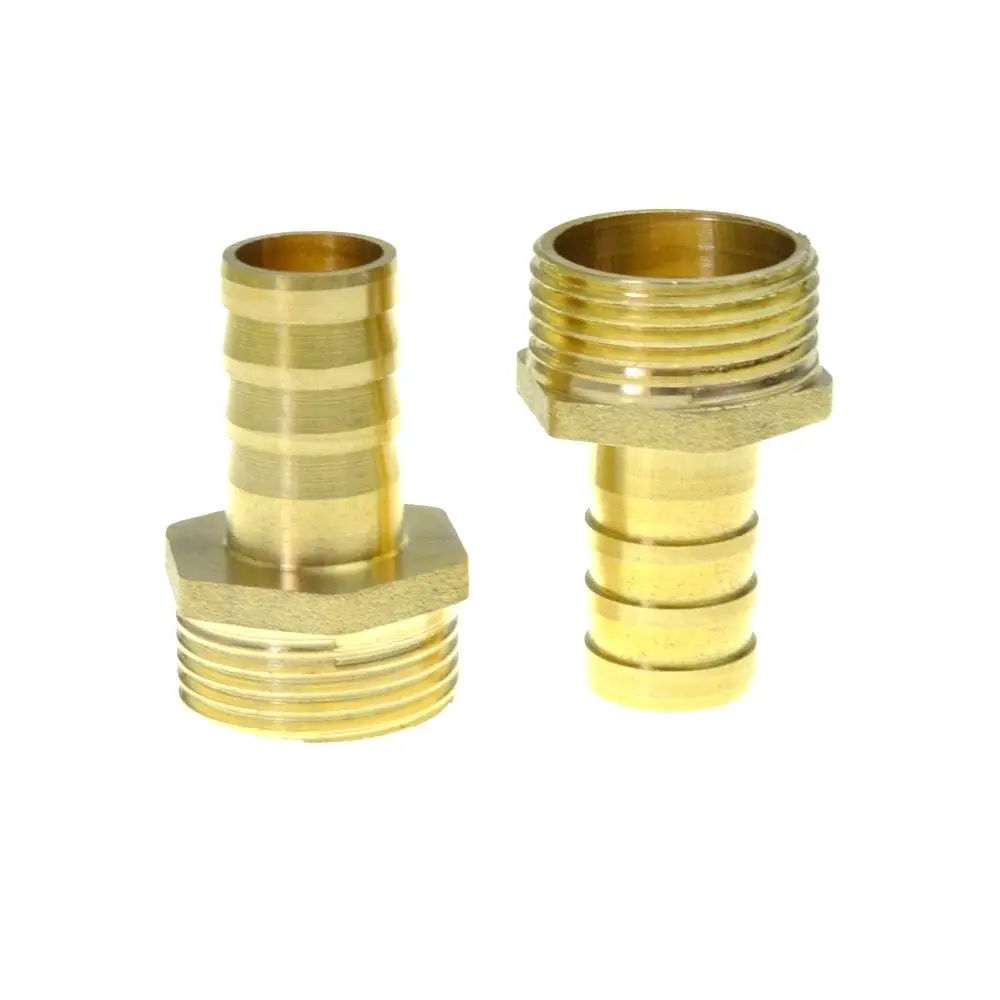 

8mm 10mm Male M8*1.25 Brass Barbed Fitting Coupler Connector