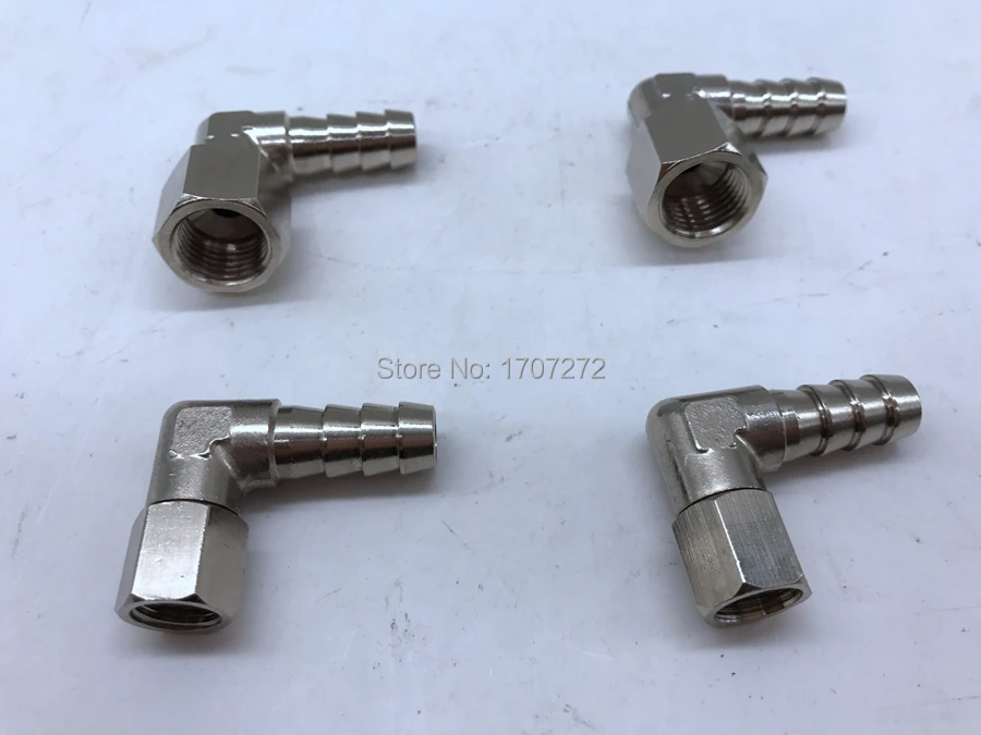 Adaptador de conector de acoplador de latón con rosca BSP hembra, 6mm/8mm/10mm/12mm, lengüeta de manguera x 1/4 ", Envío Gratis