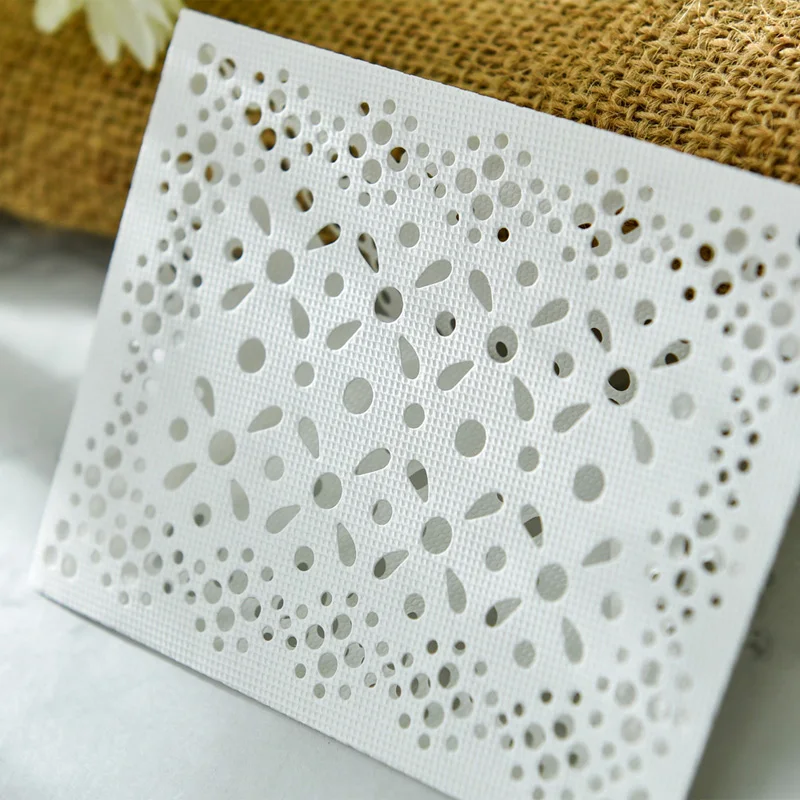 YPP CRAFT Homemade Delicate Lace Small Envelope for Scrapbooking Happy Planner/Card Making/Journaling Project DIY Craft