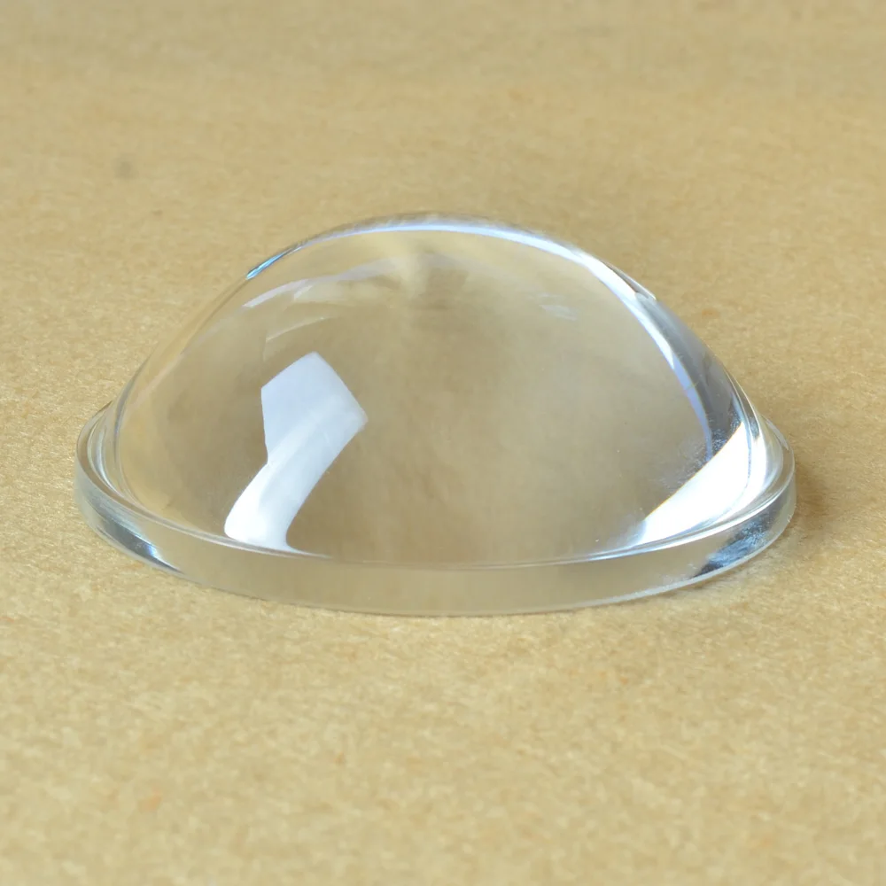 Dia 77mm Optical Glass Convex Lens Aspheric LED lens Focal Length 50mm Plano Convex Lens for Lamp Light