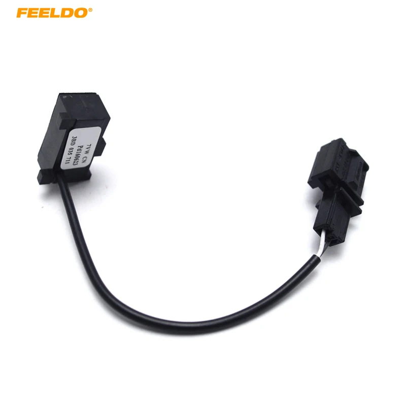 FEELDO 1PC Car Auto RCD510 RNS510 RNS315 Zestaw mikrofonu Bluetooth Kabel mikrofonu do VW Golf Passat # AM1356