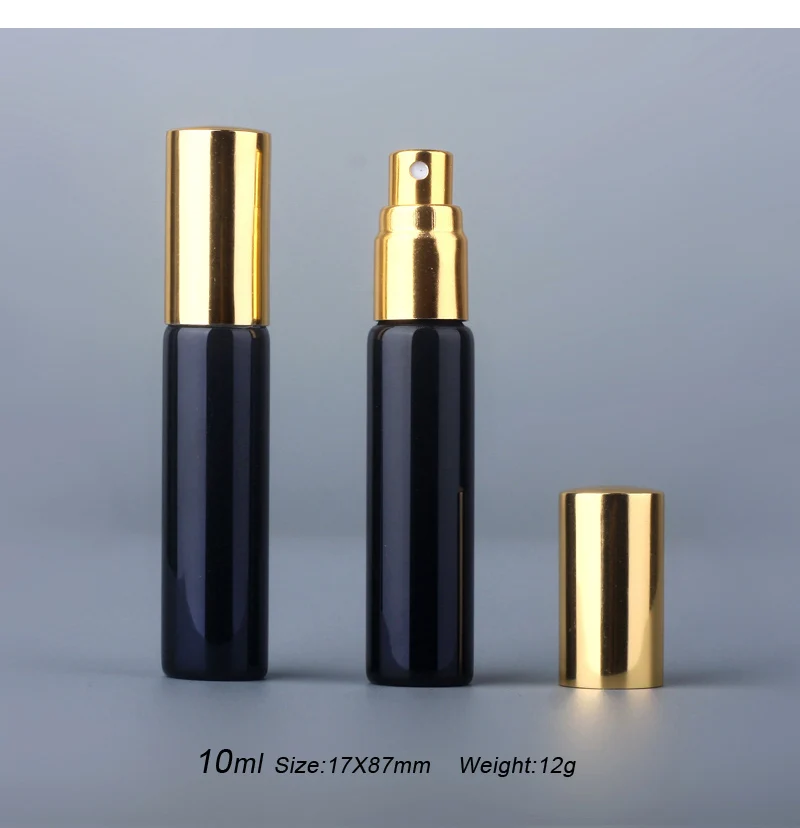 50 Teile/los 10ML UV Beschichtung Glas Mini Parfum Flasche Nachfüllbare Tragbare Parfüm Flasche Spray Flaschen Leere Behälter – Detail 2