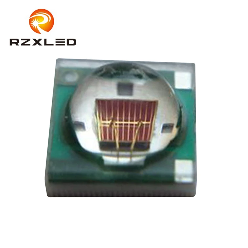 50pcs 3W High Power LED 3535 Package Diode 658NM 660nm 665NM with Heat Sink for LED Growing Light