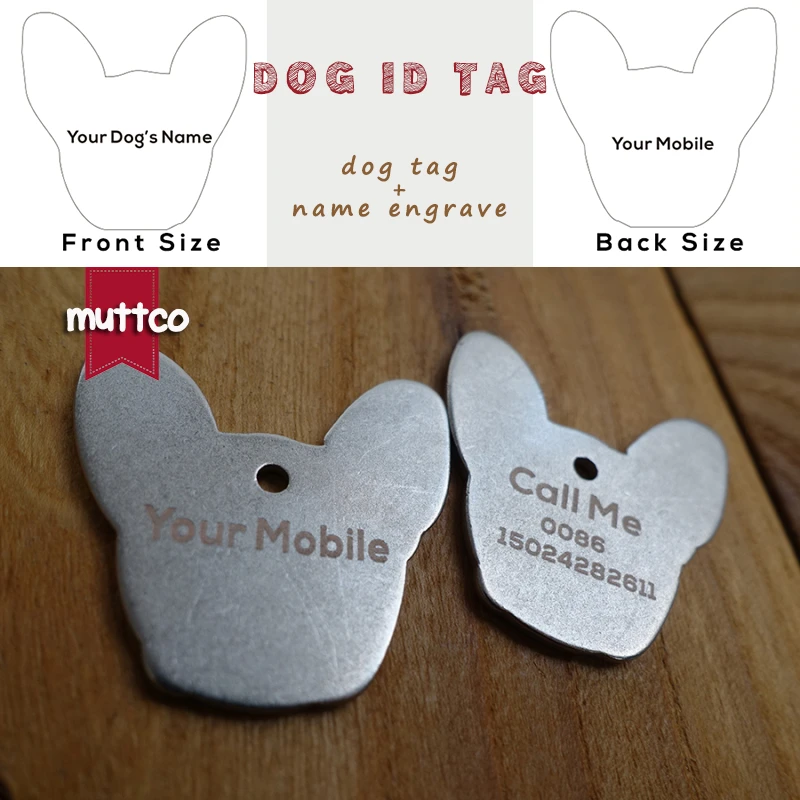 wholesale high quality kirsite self-design laser lettering pet name tag dog sharp dog id tag carve your dogs information on tag